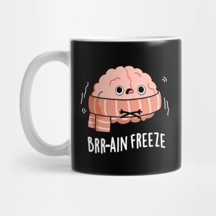 Brain Freeze Cute Biology Anatomy Pun Mug